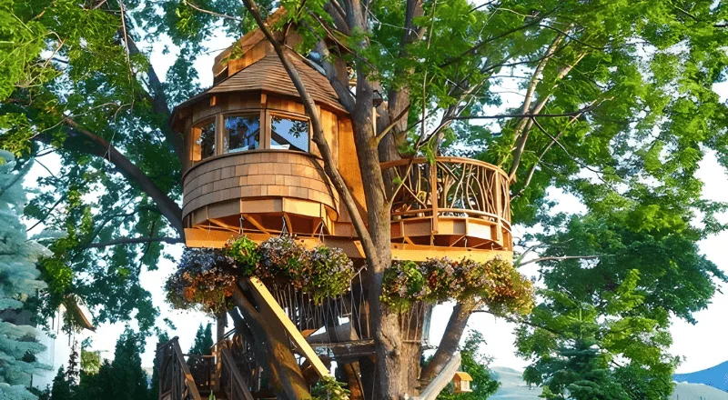 Những Mẫu Nhà Trên Cây Khiến Bạn Muốn Rời Bỏ Cuộc Sống Thành Phố 1 Nhà Trên Cây