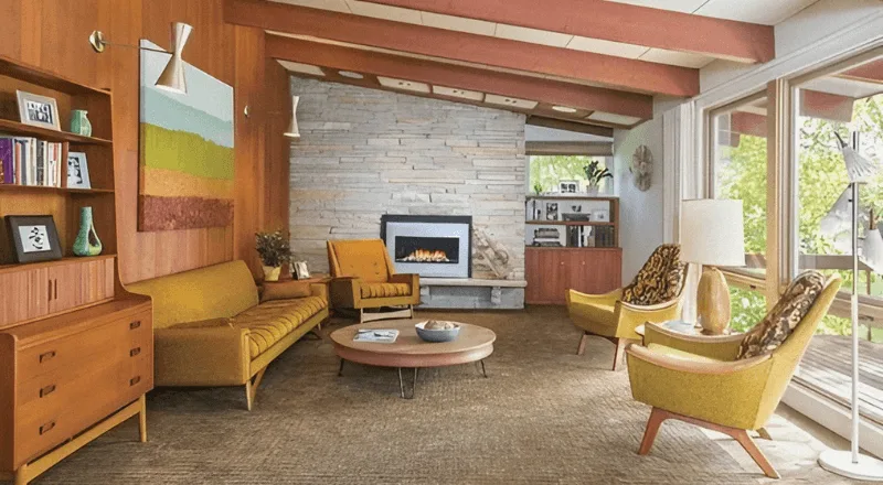 Các Nguyên Tắc Thiết Kế Phong Cách Mid Century Đưa Lịch Sử Vào Nội Thất