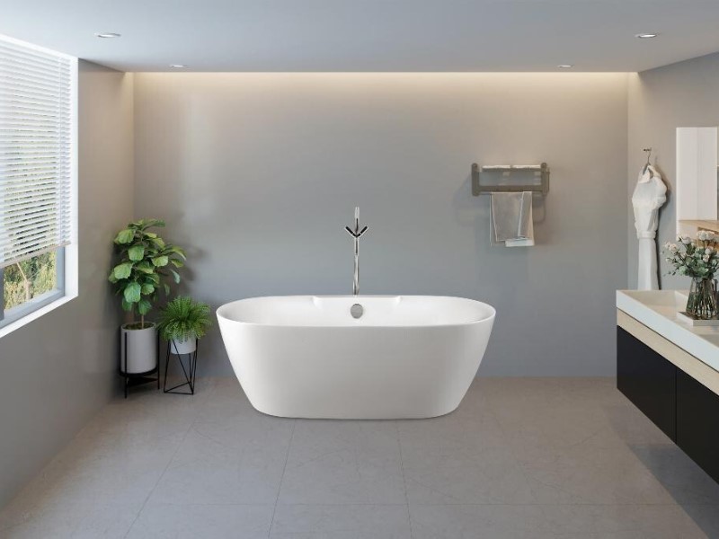 Mẹo vặt cuộc sống: Cách đi ống nước cho bồn tắm dành cho gia đình chuẩn nhất Bon-tam-nam-don-acrylic-govern-js-6104-oval-tai-homestory