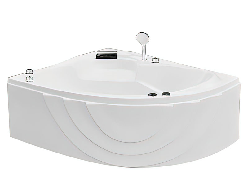 Mặt Trước Bồn Tắm Nằm Đơn Massage Acrylic Euroca Eu1-1511 Tam Giác Góc