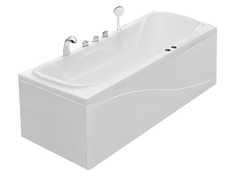 Bồn Tắm Nằm Đơn Massage Acrylic Euroca Eu3-1775 Chữ Nhật Góc 1 Mặt Trước Bồn Tắm Nằm Đơn Massage Acrylic Euroca Eu3-1775 Chữ Nhật Góc