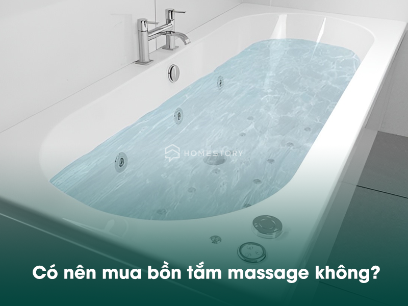 Vậy thì, có nên mua bồn tắm massage không?