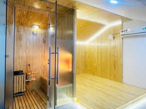 Ý Tưởng Thiết Kế Phòng Xông Hơi Massage Gia Đình, Spa Đẹp 72 - Cong Trinh Phong Xong Hoi Da Lam 1