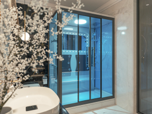 Ý Tưởng Thiết Kế Phòng Xông Hơi Massage Gia Đình, Spa Đẹp 52 - Cong Trinh Phong Xong Hoi Da Lam 9