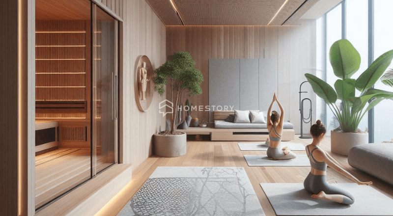 Kết Hợp Yoga Với Phòng Xông Hơi