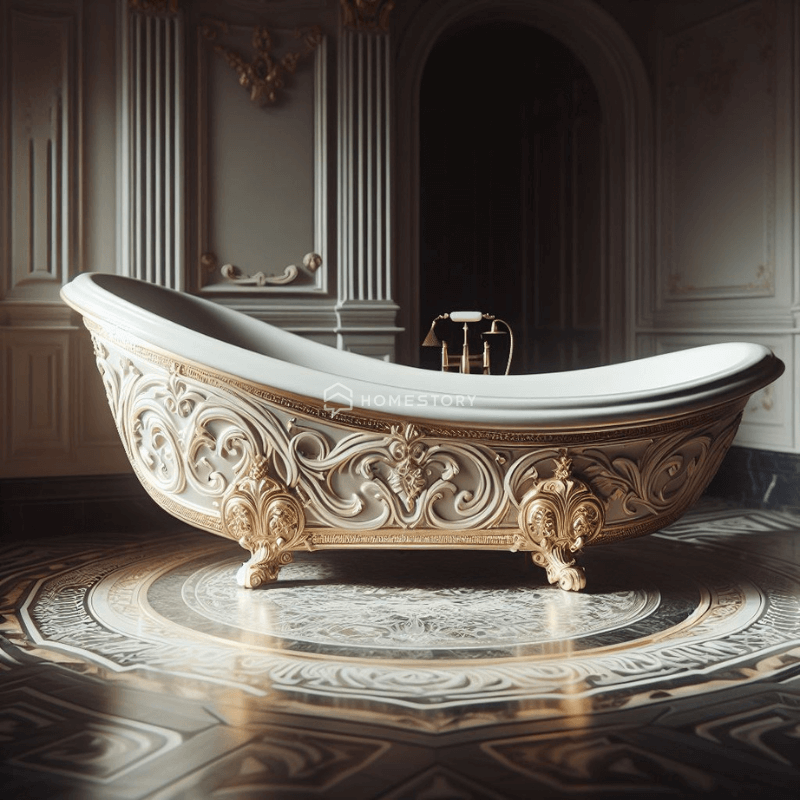 mẫu thiết kế bồn tắm cổ điển