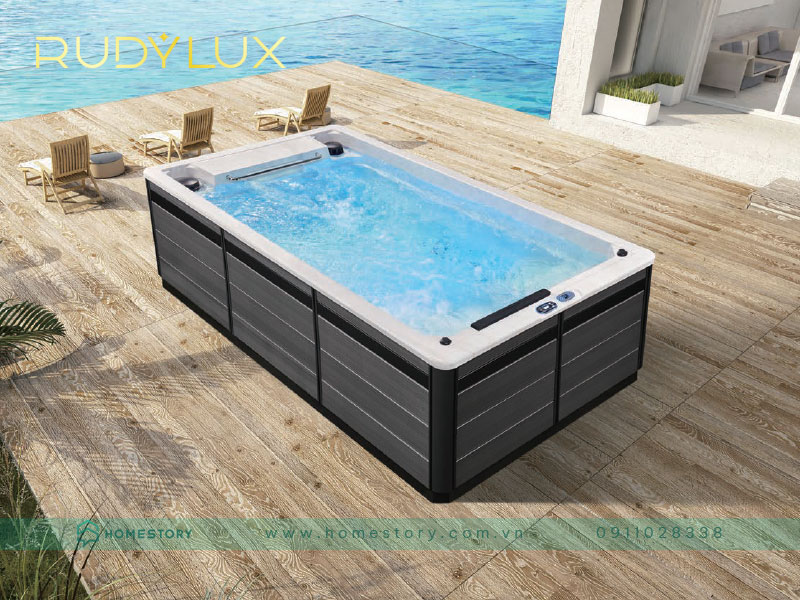 Mặt Trước Bể Bơi Spa Ngoài Trời Rudylux Rd-115A Iii
