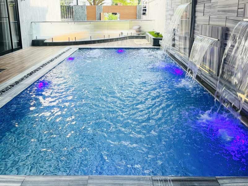 Bể Bơi Thiết Kế Massage Homestory Bb-004 4M X 3M X 1M