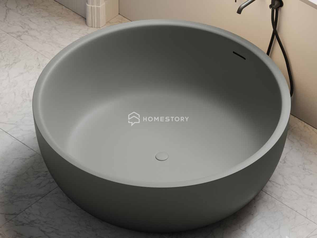 Các Bồn Tắm Đá Mài Khuynh Đảo Xu Hướng Decor Phòng Tắm Hiện Nay 15 Thiết Kế Hình Tròn Của Loại Bồn Tắm Này Là Sự Lựa Chọn Hoàn Hảo