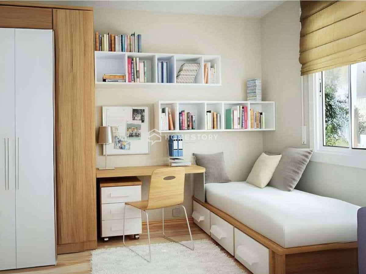Gợi Ý Cách Chọn Nội Thất Thông Minh Cho Phòng Ngủ Nhỏ 28 Lựa Chọn Kệ Treo Tường Đa Năng Là Nội Thất Phòng Ngủ Nhỏ Thông Minh