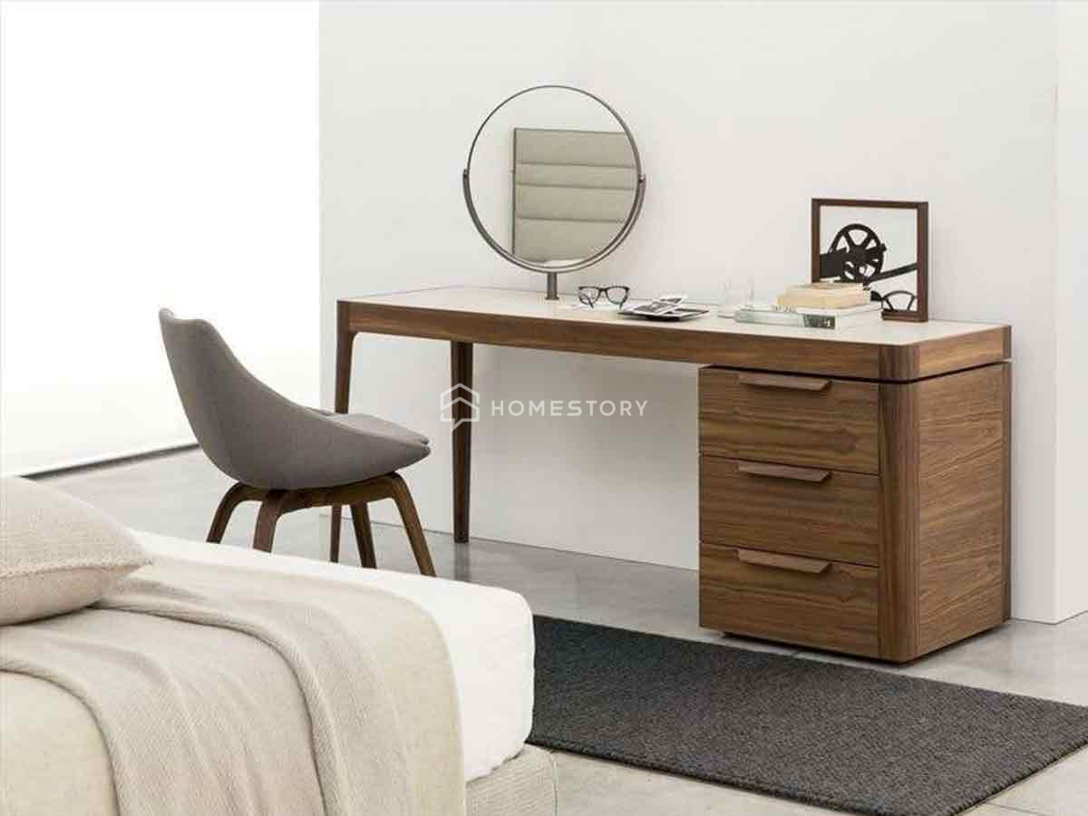 Gợi Ý Cách Chọn Nội Thất Thông Minh Cho Phòng Ngủ Nhỏ 18 Bàn Trang Điểm Kết Hơp Làm Việc Là Lựa Chọn Nội Thất Thông Minh Phòng Ngủ Nhỏ