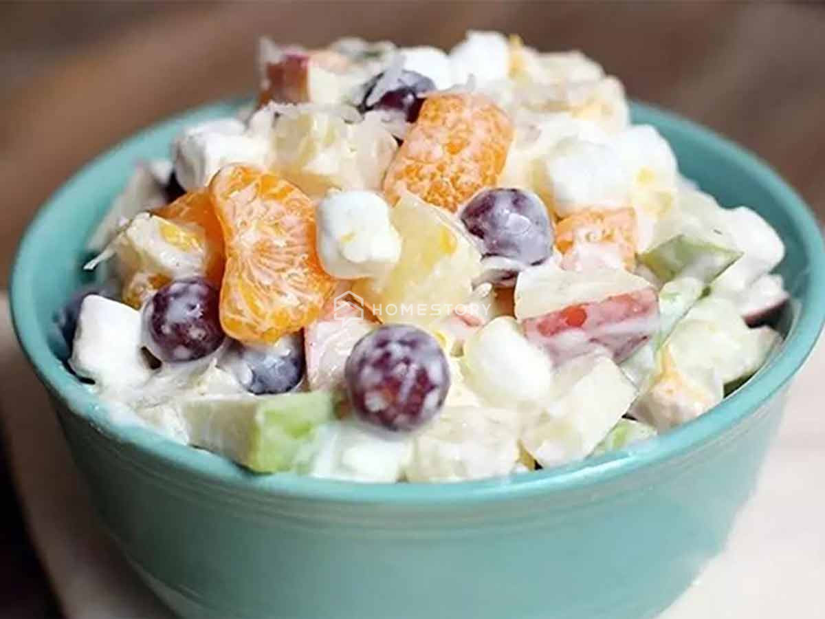 Salad Trái Cây Là Món Ăn Giáng Sinh Đơn Giản Dễ Làm