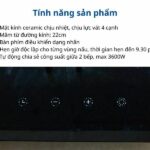 Công Suất Bếp Điện Từ Đôi Arber AB371 2000W Cảm Ứng