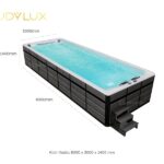 Kích thước bể bơi spa ngoài trời Rudylux RD-130A III