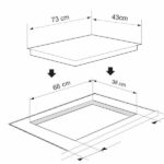 Kích Thước Bếp Điện Từ Đôi Munchen M216MAX-A 3000W Cảm Ứng