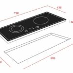 Kích Thước Bếp Điện Từ Đôi Teka IR 721 SR 2400W Cảm Ứng