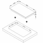 Kích Thước Bếp Điện Từ Đơn Arber AB265 2200W Cảm Ứng