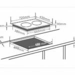 Kích Thước Bếp Điện Từ Hồng Ngoại Đôi Chefs EH-MIX321 3400W