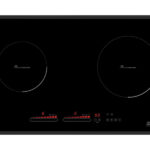 Mặt Trước Bếp Điện Từ Đôi Tomate TOM 02I-G8 3000W Cảm Ứng