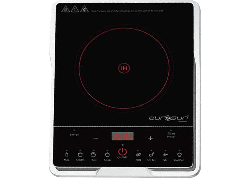 Mặt Trước Bếp Điện Từ Đơn Eurosun EU-T185 2000W Cơ