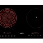 Mặt Trước Bếp Điện Từ Hồng Ngoại Đôi Chefs EH-MIX321 3400W
