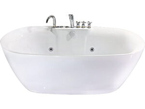 Bồn Tắm Nằm Đơn Massage Acrylic Govern JS-6204 Oval Độc Lập