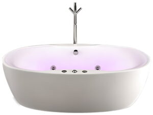 Bồn Tắm Nằm Đơn Massage Acrylic Govern JS-6206 Oval Độc Lập