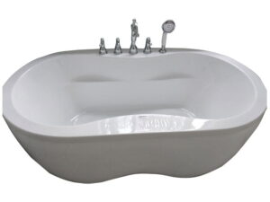 Bồn Tắm Nằm Đơn Massage Acrylic Việt Mỹ 15.O Oval Độc Lập