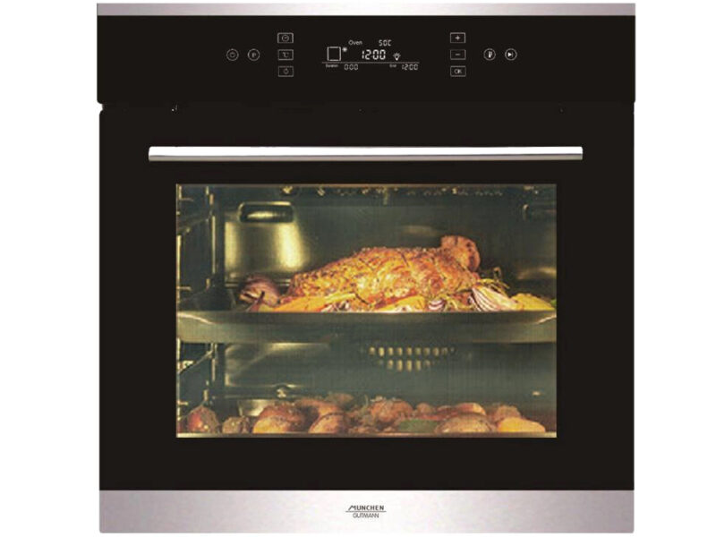 Mặt Trước Lò Nướng Điện Tử Munchen MHP611 Âm Tủ 56 Lít 3220W
