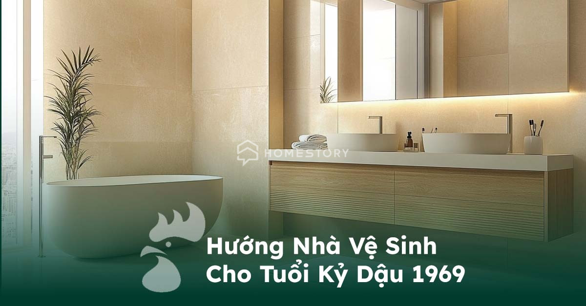 Hướng Nhà Vệ Sinh Cho Tuổi Kỷ Dậu 1969, May Mắn, Tăng Vượng Khí 26 - Huong Nha Ve Sinh Cho Tuoi Ky Dau Thumb Phong Thủy