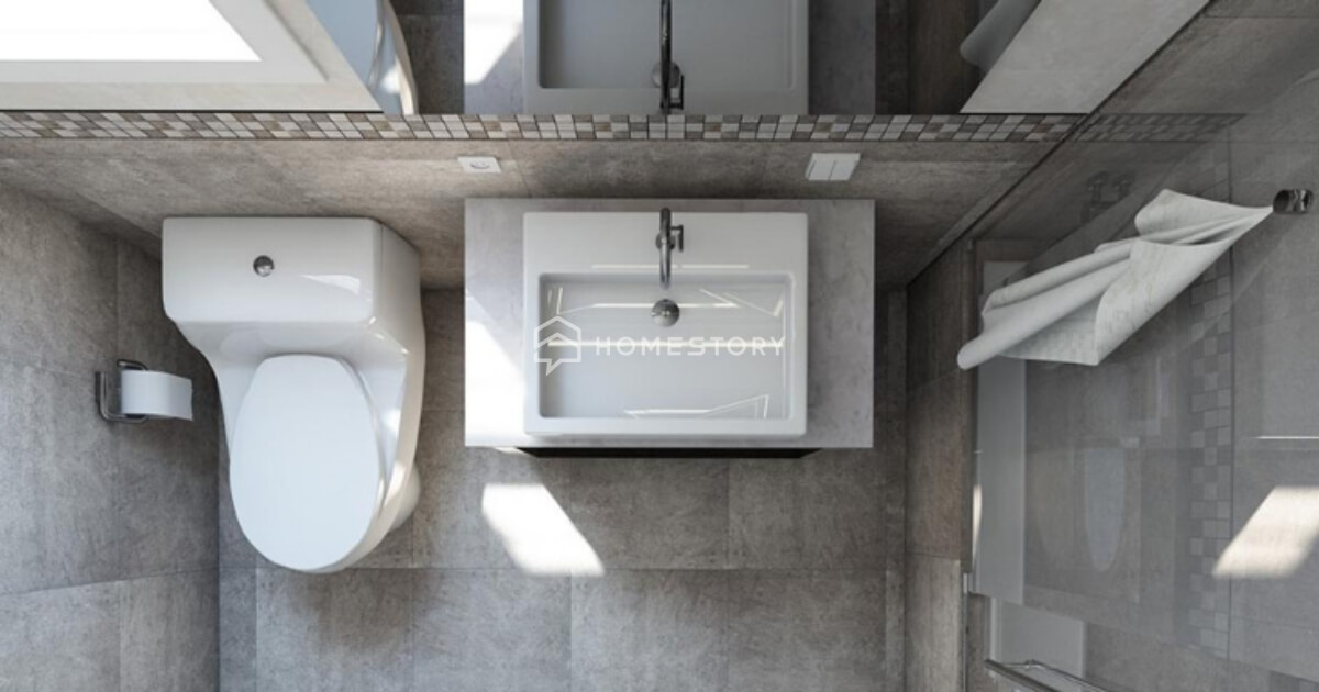 Thiết Kế Nhà Vệ Sinh 1M