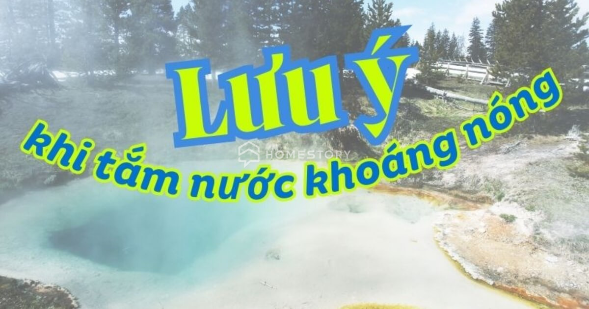 Lưu Ý Khi Tắm Nước Khoáng Nóng