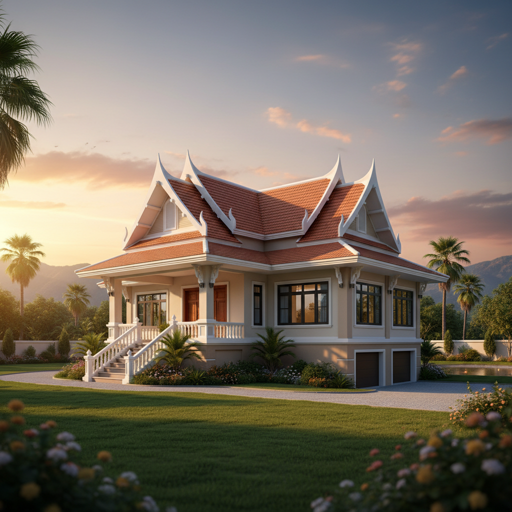 Mẫu Nhà Cấp 4 Mái Thái 500 Triệu