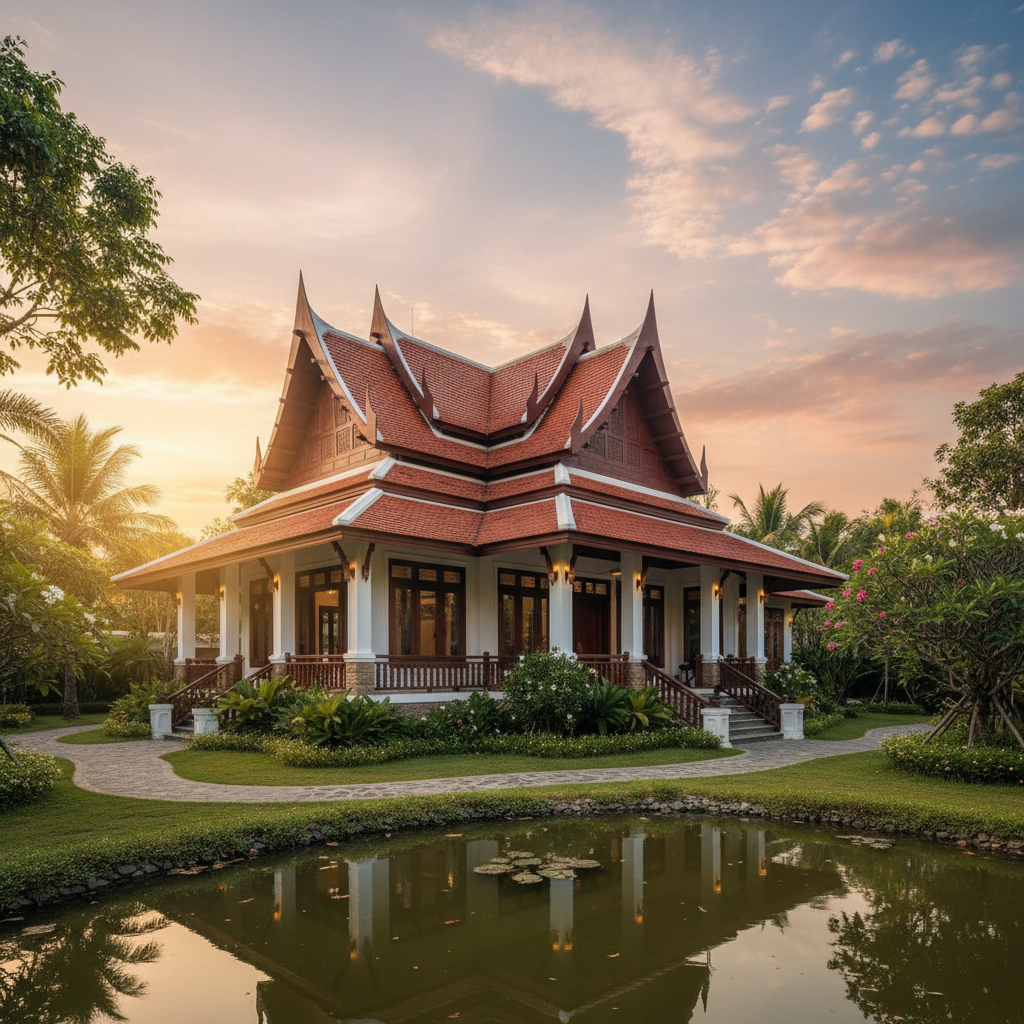 Mẫu Nhà Cấp 4 Mái Thái 700 Triệu