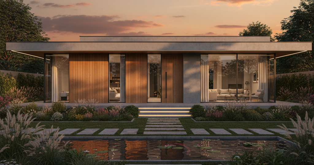 Mẫu Nhà Vườn Cấp 4 Hiện Đại