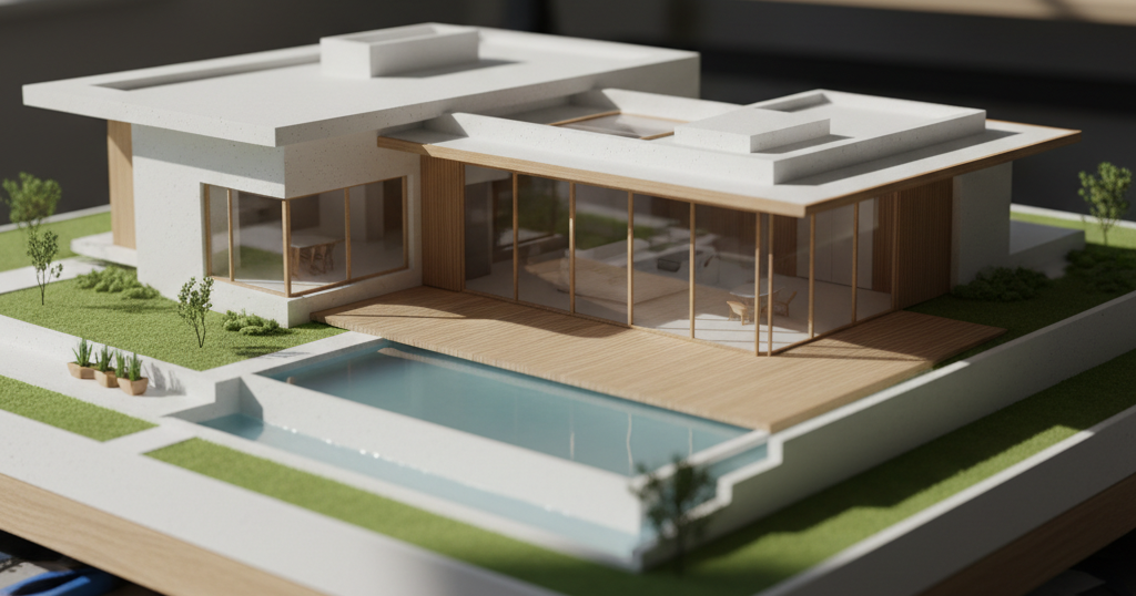 Mô Hình Nhà Cấp 4 Hiện Đại