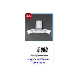 Máy hút mùi Tomate TOM 3159/70