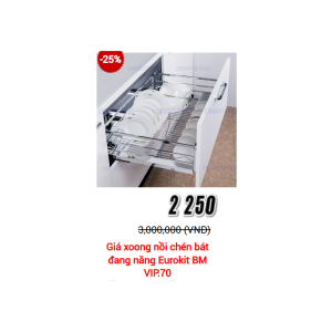 Giá xoong nồi Eurokits BM VIP.70