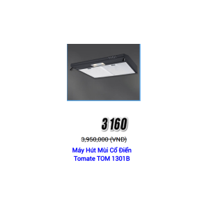 Máy hút mùi Tomate 1301B