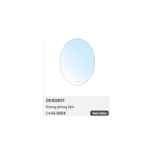 Gương elip DK 60801 (60x80)